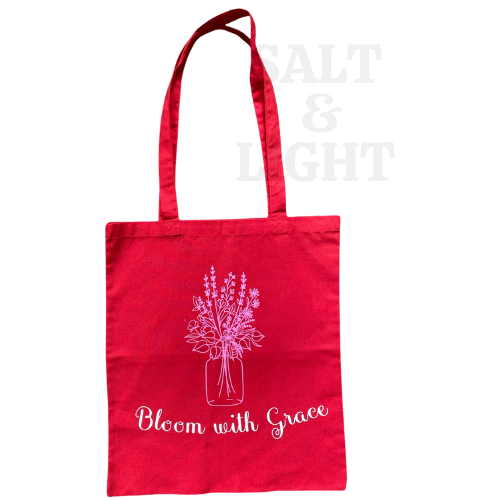 Bloom with Grace Tote Bag