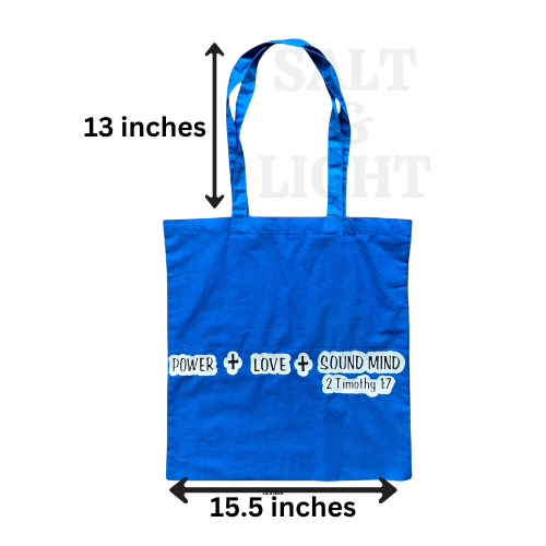 2 Tiomthy 1:7 Tote Bag