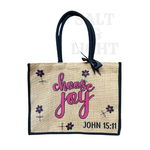 Choose Joy Jute Bag